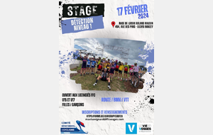 Stage de détection ouvert aux U15 et U17