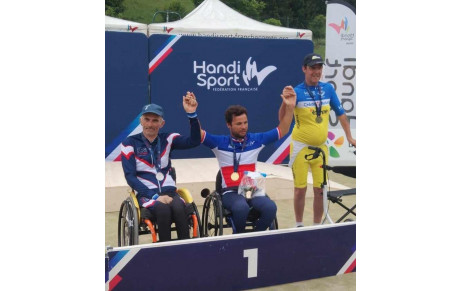 CHRISTOPHE MARCHAL - VICE-CHAMPION DE FRANCE 2024 DE HANDBIKE